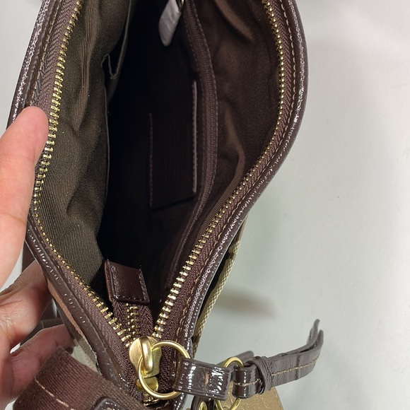 Coach signature Stripe Duffle Crossbody NWT ACC360 - Picture 8 of 10